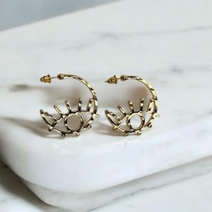 گوشواره زنانه مدل خورشید برند forever21