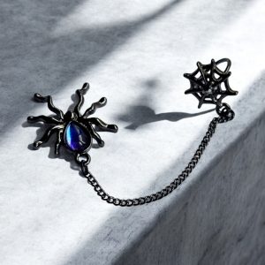 گوشواره پینترستی مدل عنکبوت