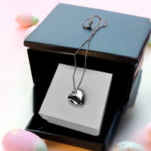 گردنبند لاکت عکس مدل قلب ساده