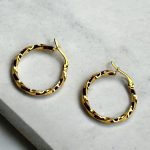 گوشواره حلقه ای استیل