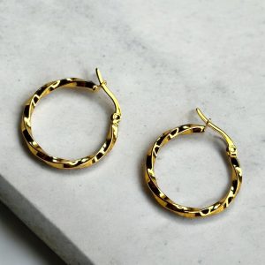 گوشواره حلقه ای استیل
