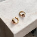 گوشواره ژوپینگ حلقه ای مدل قلب