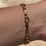 دستبند ژوپینگ مدل قلبی