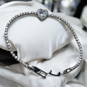 دستبند تنیسی مدل قلب love