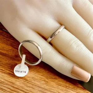 انگشتر مردانه ژوپینگ مدل حلقه ساده