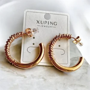 گوشواره ژوپینگ  مدل حلقه ای