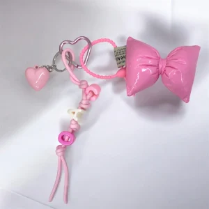 چارم بگ پاپیون صورتی