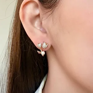 گوشواره ژوپینگ مدل لاله xp