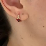 گوشواره ژوپینگ مدل توت فرنگی
