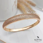 بنگل ژوپینگ مدل آینه ای نگین دار کد1643