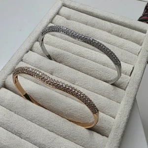 بنگل ژوپینگ مدل دفرمه نگین دار کد 4679