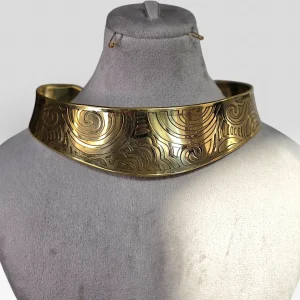 طوق هندی برنجی دستساز ساخت هند3سانت