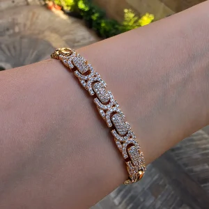 دستبند لوکس جواهری ژوپینگ