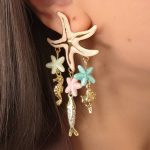 گوشواره رزینی مدل ساحل