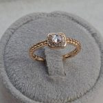 حلقه تک‌نگین ژوپینگ مدل xp1389